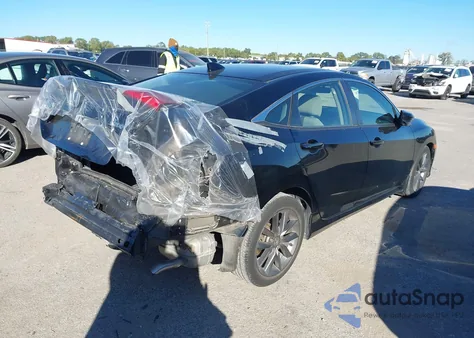 2019 Honda Civic Ex из США, поврежденный, VIN JHMFC1F34KX005302